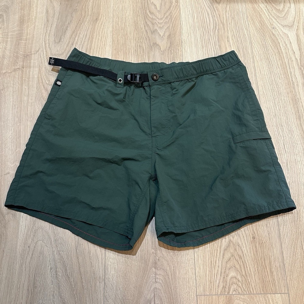 686 Men's 6.5" inseam Size XL Drift Packable Short Green Wide Fit Hybrid